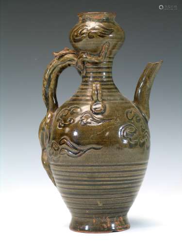 Chinese pottery ewer.