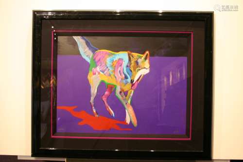 JOHN NIETO, Title: Wolf On The Prowl from The Wolf