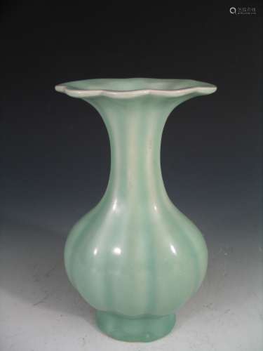 Chinese Celadon porcelain vase.