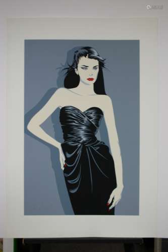 ROBERT BLUE, Title: Monica, Limited Edition Serigraph