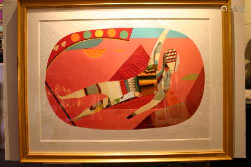 MAX PAPART, Title: Oval Acrobat. Limited Edition