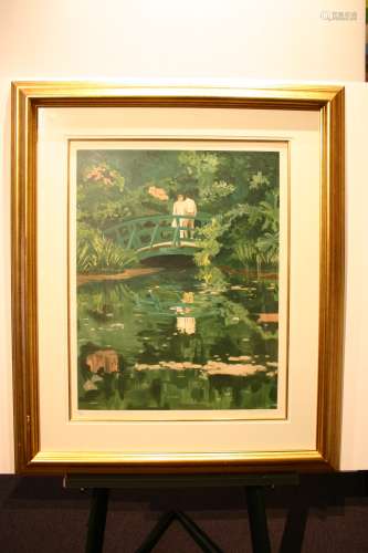 TONY BENNETT, Title: Lovers in Monet's Garden. Limited