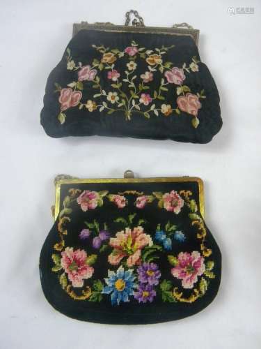Two Antique Hand Bags