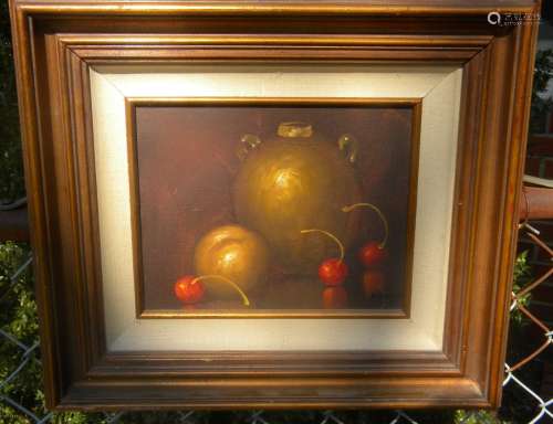 Antique Oil Painting Framed