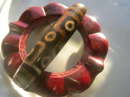 Antique Tibet Dzi Bead