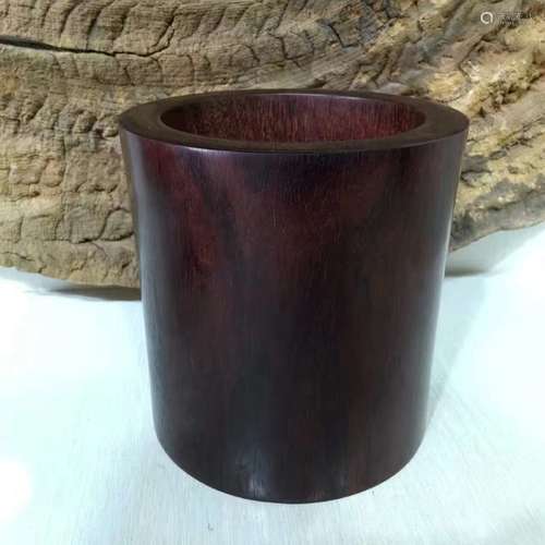 Natural Zitan Brush Holder