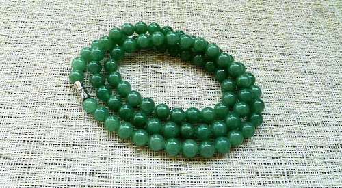 Natural Green Jadeite Necklace