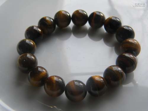 Vintage Tiger Eye Bead Bracelet