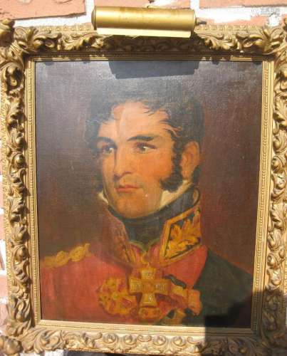 Portrait of King of Belgians Leopold I, circa 1815, by George Dawe(?)