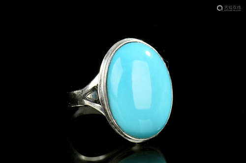 TURQUOISE RING WITH CERTIFICATE