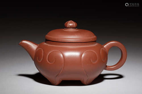 YIXING ZISHA 'LINGZHI' TEAPOT