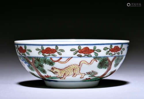 A WUCAI 'CHILDREN' BOWL