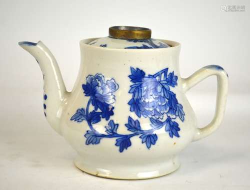 Chinese Blue & White Teapot