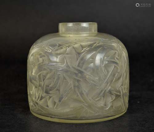 Lalique Art Glass Vase