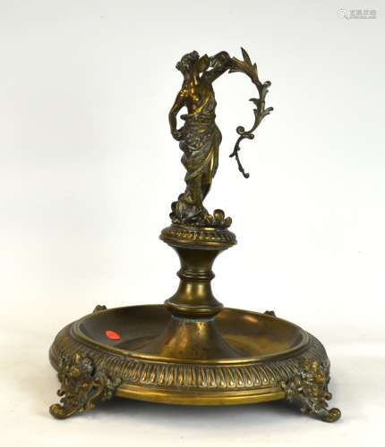 French Bronze Figural Centerpiece