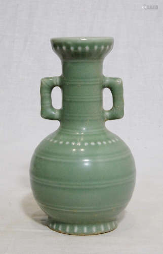Small Chinese Green Celadon Porcelain Vase
