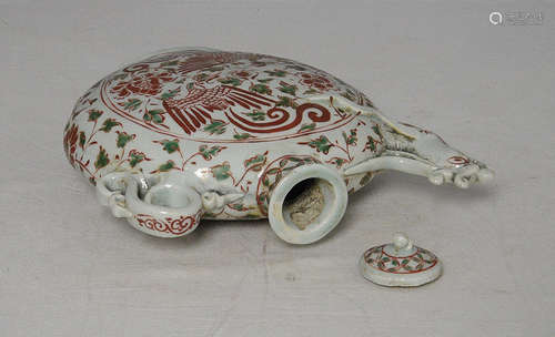 Chinese Famille Rose Porcelain Teapot