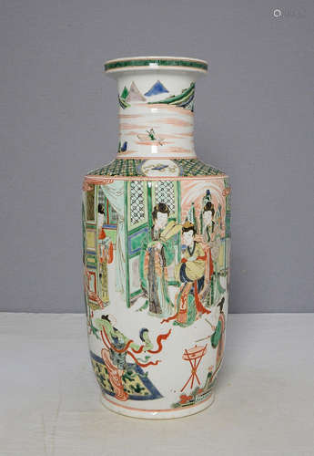 Chinese Wu-Cai Porcelain Vase