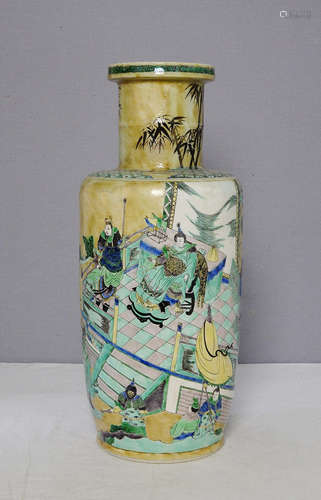 Chinese Wu-Cai Porcelain Vase