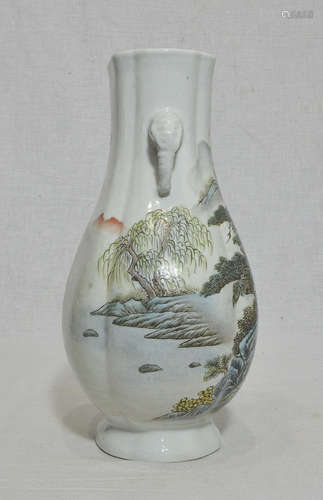 Chinese Famille Rose Porcelain Vase