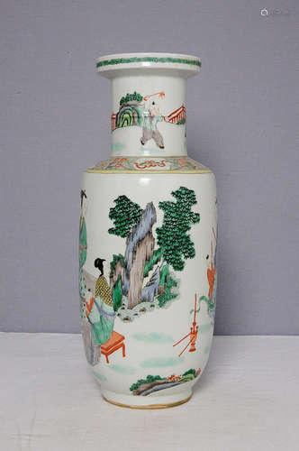 Chinese Wu-Cai Porcelain Vase