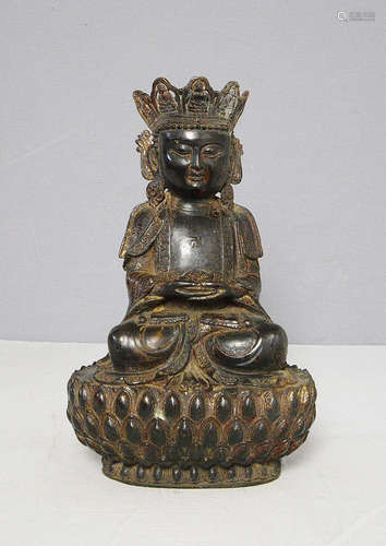 Chinese Antique Bronze Statue of Buddha