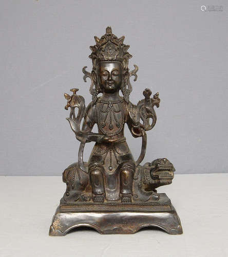 Chinese Antique Bronze Statue of Buddha