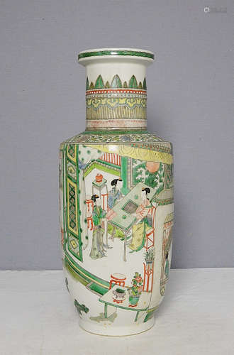 Chinese Wu-Cai Porcelain Vase