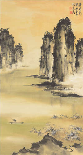 赵少昂 山水