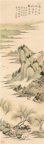 申石伽 山水