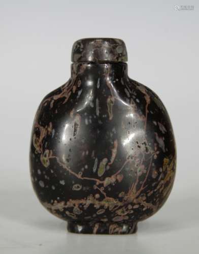 Chinese Rock Carved Snuff Bottle