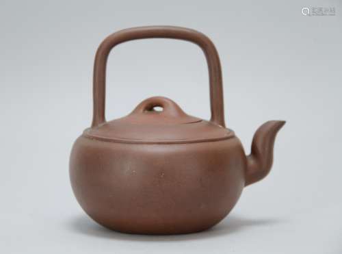 Chinese Republican Yixing Zisha Teapot, Marked