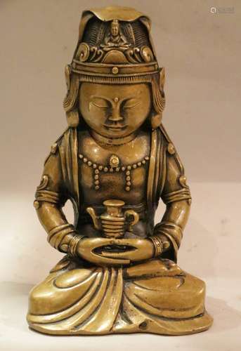 Chinese Gilt Bronze Buddha