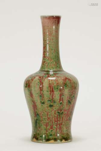 Chinese Flame Glazed Vase