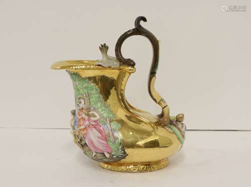 Royal Meissen Capi De Monte Gilt Porcelain