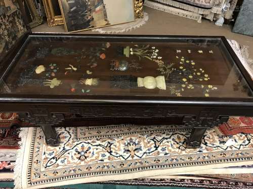 Republic Period Chinese Coffee Table w/ Deco