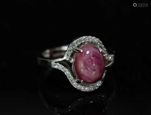 A Ruby Ring w/ Certificate