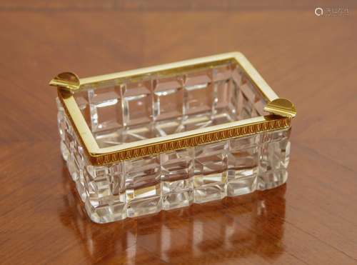 English Glass Ash Tray