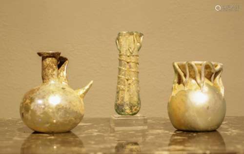 3 Pieces of Roman Glass
