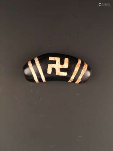 Fine Tibetan Diz Bead