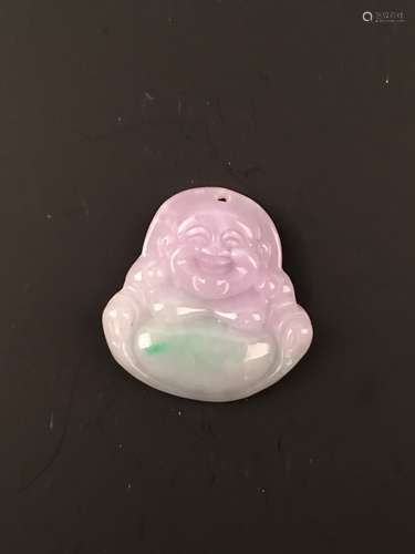 Fine Jadeite Buddha Pendant