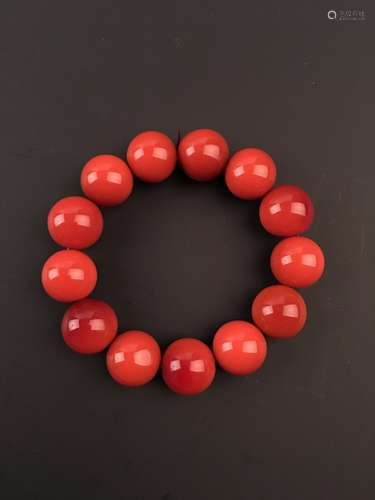 Chinese Soapstone Beads Bracelet