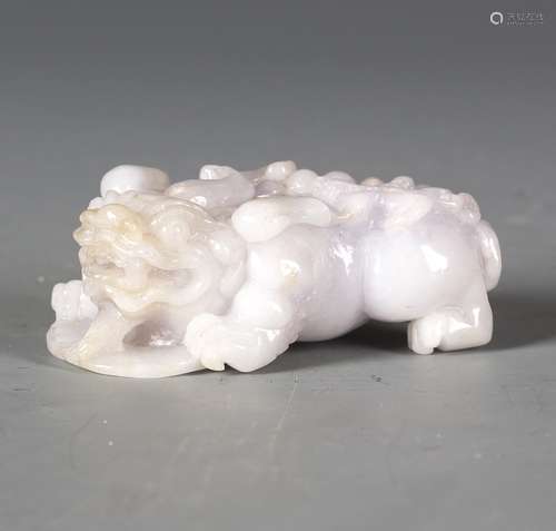 CHINESE JADE PI QIU ORNAMENT