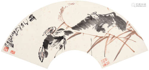 王涛 壬午（2002年）作 春牛 镜框 设色纸本