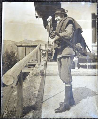 1930's G S P; Large Photo; Alpine Hunter or Guide