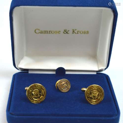 John Fitzgerald Kennedy Cuff Links & Tie Tack