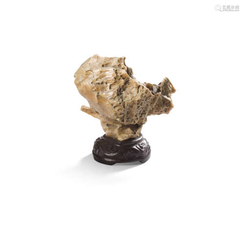 VERTICAL SCHOLAR'S ROCK 15cm high (excluding stand)