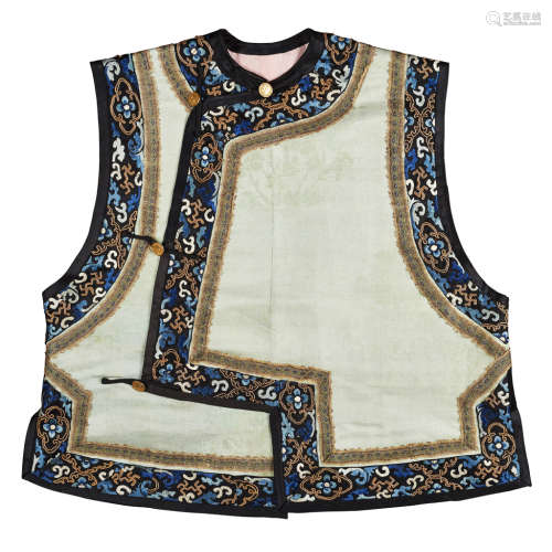 TWO CHILD'S VESTS QING DYNASTY, 19TH CENTURY