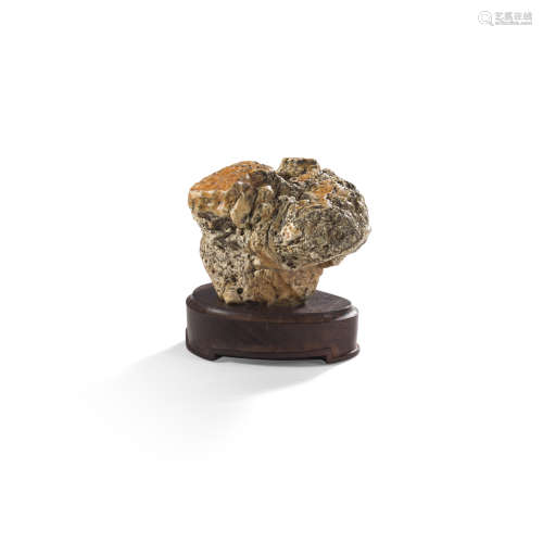 SMALL GOBI STONE SCHOLAR'S ROCK 7.5cm high (excluding stand)