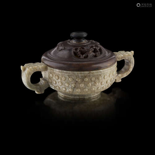 ARCHAISTIC JADE CUP MING DYNASTY 12.5cm wide